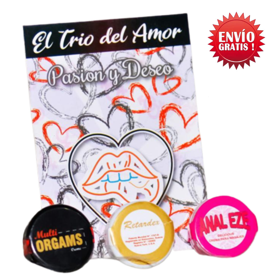 El Trio Del Amor (Kit Ocasional 3 Piezas)